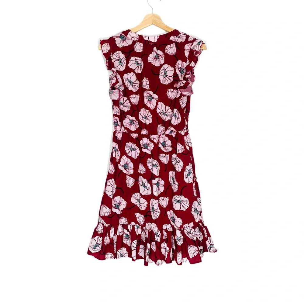 Modcloth As You Love It Floral Ruffle Dress Size Small